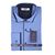 Рубашка мужская приталенная VELS 110/2, Размер: M, Цвет: голубая темно-синяя отделка | Интернет-магазин Vels