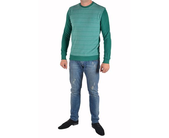 Светр King Size 1007 (02), Розмір: M, Колір: зелёный полоса, фото 3 | Інтернет-магазин Vels