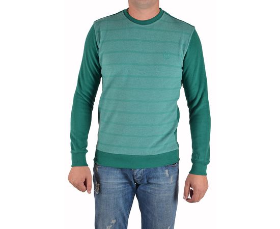 Свитер King Size 1007 (02), Размер: M, Цвет: зелёный полоса | Интернет-магазин Vels
