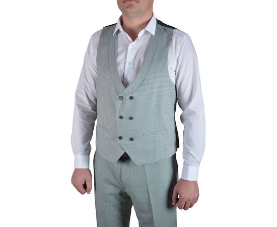 Костюм мужской тройка Renzo 923-01, Размер: 54, Цвет: светло-зелёный, фото 3 | Интернет-магазин Vels