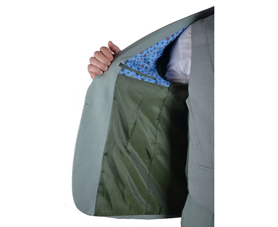 Костюм мужской тройка Renzo 923-01, Размер: 54, Цвет: светло-зелёный, фото 6 | Интернет-магазин Vels