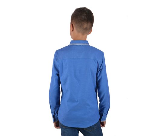 Сорочка підліткова Cegisa 8111 01, Розмір: 158/13, Колір: синий, фото 2 | Інтернет-магазин Vels