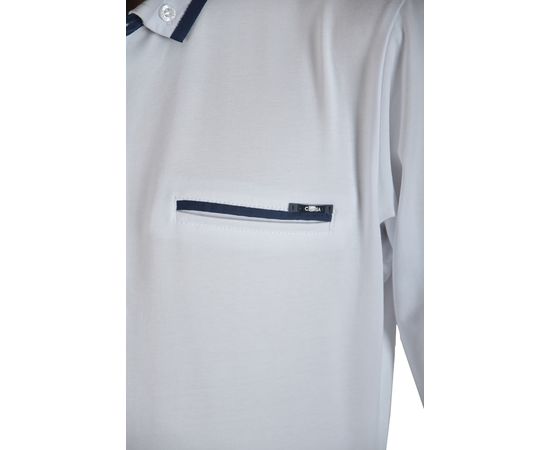 Поло підліткове Cegisa 7694 03, Розмір: 158/13, Колір: білий, фото 4 | Інтернет-магазин Vels