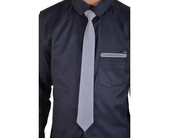 Сорочка дитяча з краваткою Cegisa 8118, Розмір: 116/6, Колір: темно-синий, фото 4 | Інтернет-магазин Vels