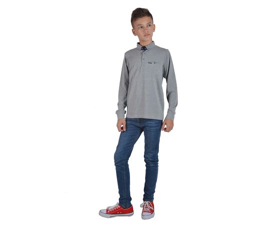 Поло підліткове Cegisa 7908, Розмір: 140/10, Колір: серый, фото 3 | Інтернет-магазин Vels