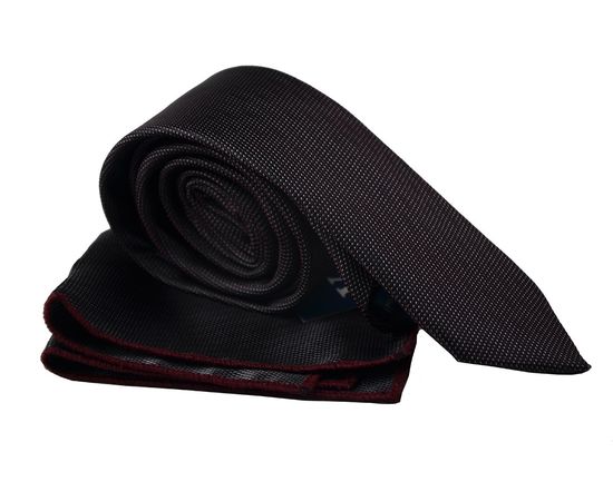 Краватка чоловіча з хусткою Quesste 15, Колір: бордо хамелеон | Інтернет-магазин Vels