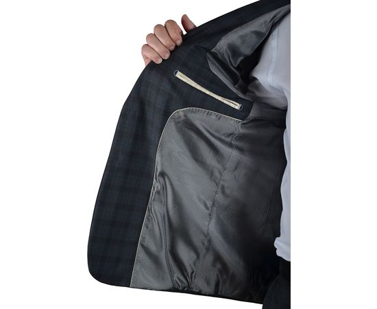 Костюм мужской классический Vels 1920/2, Размер: 176-108-98, Цвет: серая клетка, фото 4 | Интернет-магазин Vels