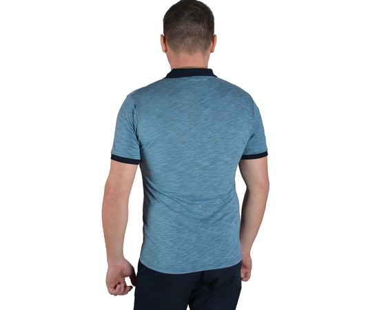 Поло мужское Black Coach 5002 03, Размер: M, Цвет: лазурный, фото 2 | Интернет-магазин Vels