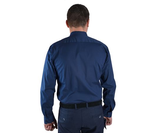 Сорочка чоловіча приталена Pier Carlino 409 02, Розмір: M, Колір: темно-синий, фото 3 | Інтернет-магазин Vels