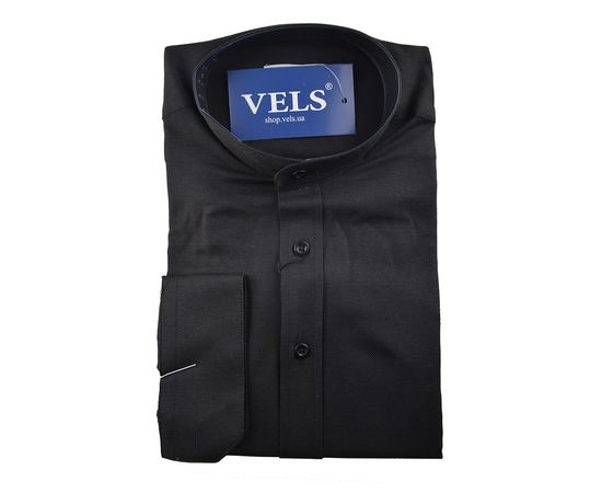 Рубашка мужская приталенная Zermon 1004, Размер: S, Цвет: чёрный; оксфорд | Интернет-магазин Vels