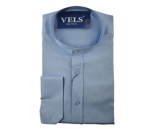 Сорочка чоловіча приталена Zermon 1006, Розмір: S, Колір: светло-голубой; оксфорд | Інтернет-магазин Vels