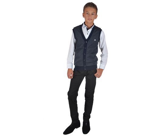 Жилет подростковый Cegisa 8047, Размер: 152/12, Цвет: темно синий, фото 5 | Интернет-магазин Vels