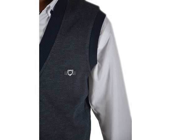 Жилет подростковый Cegisa 8047, Размер: 152/12, Цвет: темно синий, фото 4 | Интернет-магазин Vels