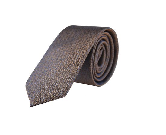 Краватка чоловіча з хусткою Quesste 43, Колір: тёмное золото | Інтернет-магазин Vels
