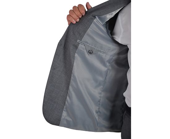 Костюм мужской приталенный Vels BQ-49/2з, Размер: 48, Цвет: серый, фото 5 | Интернет-магазин Vels