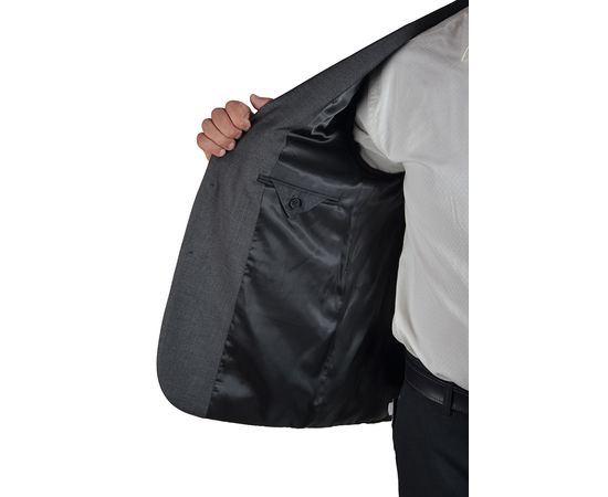 Пиджак мужской приталенный Vels 6-012-3 з, Размер: 48, Цвет: серый, фото 5 | Интернет-магазин Vels