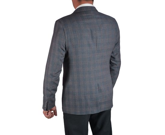 Піджак чоловічий приталений Vels 9078/1з, Розмір: 48/176, Колір: серый клетка, фото 7 | Інтернет-магазин Vels