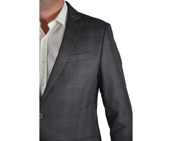 Пиджак мужской приталенный Vels 9078/2з, Размер: 48/176, Цвет: коричневый, клетка, фото 5 | Интернет-магазин Vels