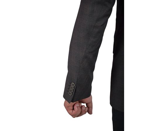 Пиджак мужской приталенный Vels 9078/2з, Размер: 48/176, Цвет: коричневый, клетка, фото 3 | Интернет-магазин Vels