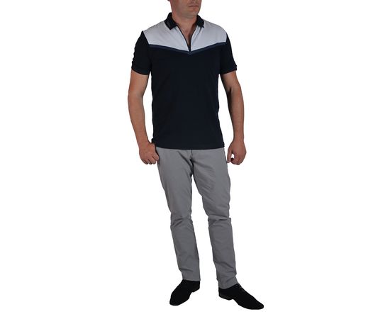 Поло чоловіче великого розміру Zinzolin 2963 04, Розмір: 3XL, Колір: темно-синий, фото 3 | Інтернет-магазин Vels