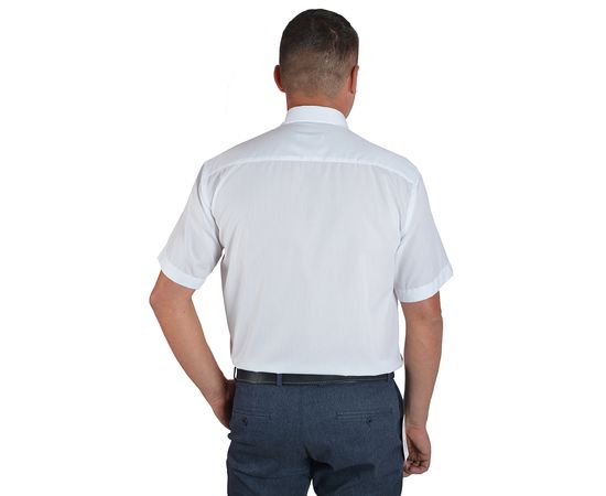Сорочка чоловіча класична Zermon 1, Розмір: M, Колір: білий, фото 2 | Інтернет-магазин Vels