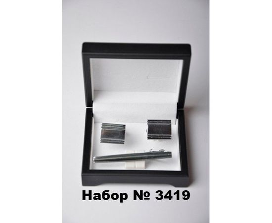 Запонка зажим набор, Размер: 0, Цвет: золото, фото 3 | Интернет-магазин Vels