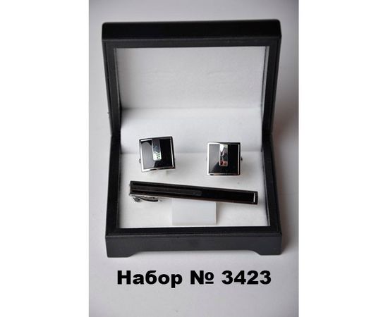 Запонка зажим набор, Размер: 0, Цвет: золото, фото 7 | Интернет-магазин Vels