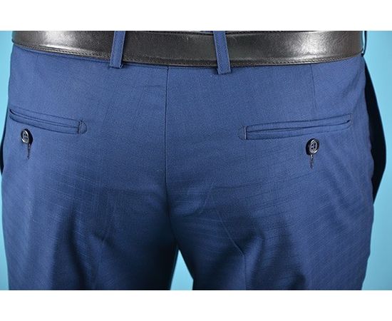 Брюки 7087 в/р, Розмір: 176-116-106, Колір: синий, фото 3 | Інтернет-магазин Vels