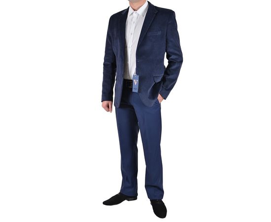 Пиджак Vels вельвет голубой (Р58/1), Размер: 48/170, Цвет: голубой, фото 3 | Интернет-магазин Vels