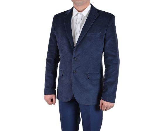 Піджак вельветовий блакитний (Р58/1), Розмір: 48/170, Колір: голубой | Інтернет-магазин Vels