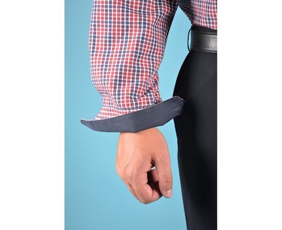 Рубашка VELS 10018-2 кл., Размер: M, Цвет: бордово-синяя клет., фото 7 | Интернет-магазин Vels