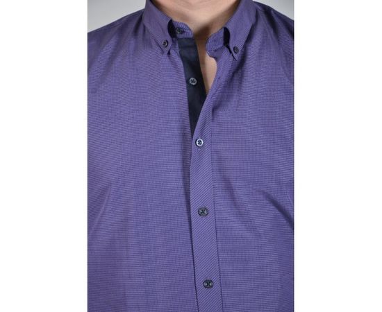 Рубашка VELS 1004 отд., пр., Размер: M, Цвет: темно-фиолет.мелк.клетка, фото 2 | Интернет-магазин Vels