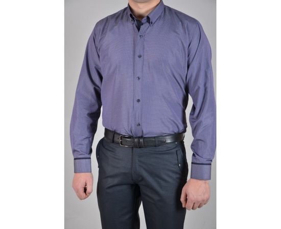 Рубашка VELS 1005 отд., пр., Размер: M, Цвет: графит в мелкую клетку, фото 2 | Интернет-магазин Vels