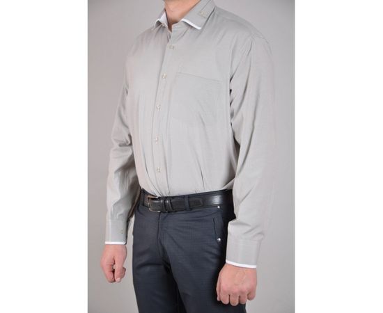 Рубашка VELS 1009 дв.в., кл., Размер: M, Цвет: оливковый, фото 2 | Интернет-магазин Vels