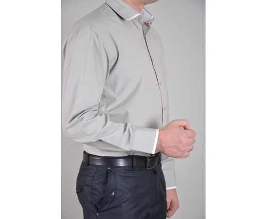 Рубашка VELS 1009 дв.в., кл., Размер: M, Цвет: оливковый, фото 4 | Интернет-магазин Vels