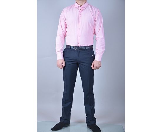 Рубашка VELS 1015 дв.в., пр., Размер: M, Цвет: розовая полоска, фото 3 | Интернет-магазин Vels