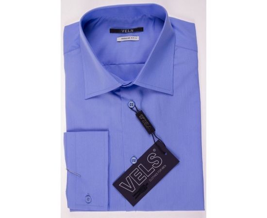 Сорочка VELS 09693 класична, Розмір: XS, Колір: темно-голубой | Інтернет-магазин Vels