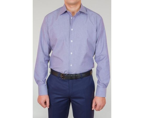 Рубашка VELS 1028-10 кл., Размер: S, Цвет: сирень в мелк. пол., фото 2 | Интернет-магазин Vels