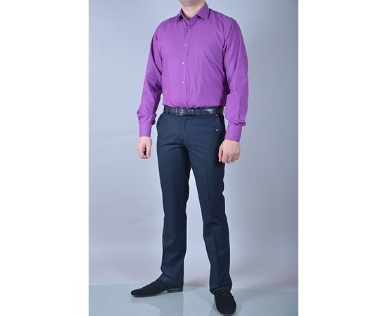 Рубашка VELS 112 пр., Размер: XS, Цвет: лиловый, фото 4 | Интернет-магазин Vels