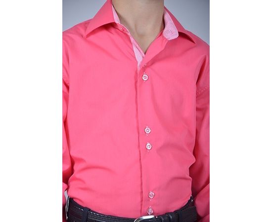 Рубашка VELS 161 отд. дет., Размер: 6, Цвет: коралловый, фото 3 | Интернет-магазин Vels