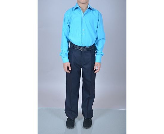 Рубашка VELS 18 отд. дет., Размер: 6, Цвет: ярко голубой , фото 3 | Интернет-магазин Vels