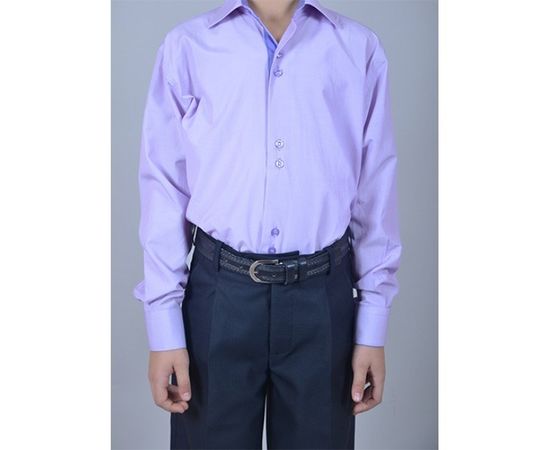 Рубашка VELS 5622/9 отд. дет., Размер: 7, Цвет: светло-фиолет. в мелк. полоску, фото 3 | Интернет-магазин Vels