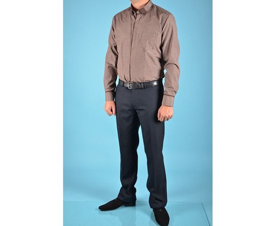 Рубашка VELS 6393/2 отд., пр., Размер: S, Цвет: темно-коричн. в клетку, фото 5 | Интернет-магазин Vels