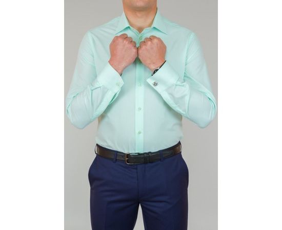 Рубашка VELS 8266 кл., Размер: XS, Цвет: светло-бирюзовый, фото 3 | Интернет-магазин Vels