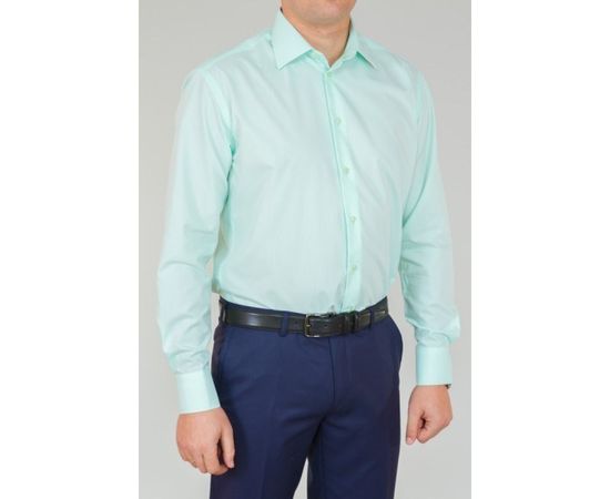 Рубашка VELS 8266 кл., Размер: XS, Цвет: светло-бирюзовый, фото 4 | Интернет-магазин Vels