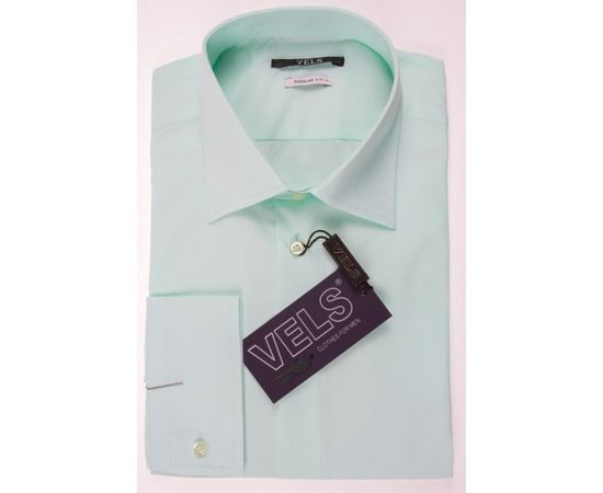 Сорочка VELS 8266 класична, Розмір: S, Колір: светло-бирюзовый | Інтернет-магазин Vels