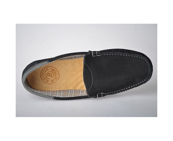 Мокасини BISTFOR 51609/1/7, Розмір: 45, Колір: чёрный c сер., фото 3 | Інтернет-магазин Vels