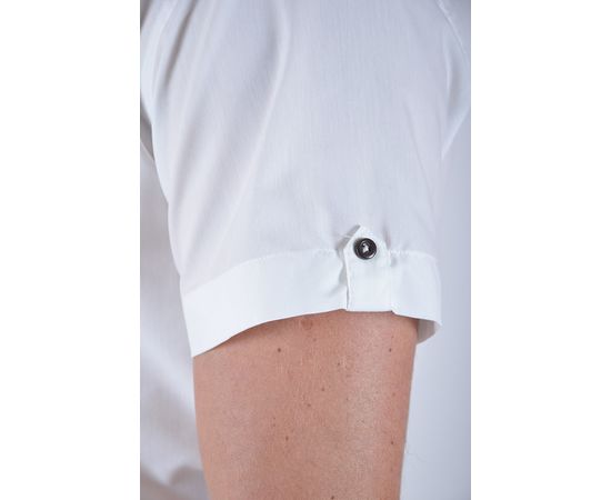 Сорочка VELS 215 приталена з вставками *к/р, Розмір: S, Колір: айвори с корич. клет., фото 5 | Інтернет-магазин Vels