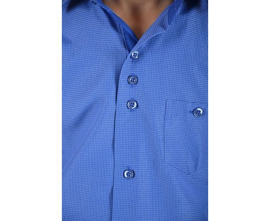 Рубашка VELS 505/6 дет., Размер: 1, Цвет: синяя в клетку, фото 8 | Интернет-магазин Vels