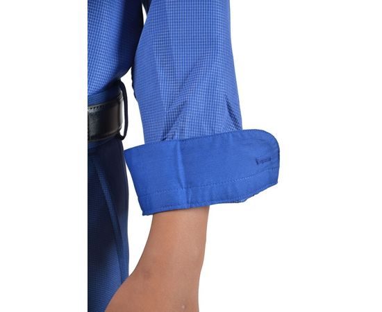 Рубашка VELS 505/6 дет., Размер: 1, Цвет: синяя в клетку, фото 6 | Интернет-магазин Vels